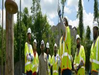 A group of PEPCO trainees watching an instructor